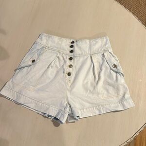 Ulla Johnson white shorts size 4.